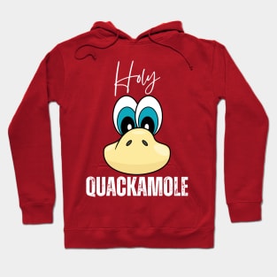 Holy Quackamole Curious Big Nose Funny Emoji Face Cartoon Hoodie